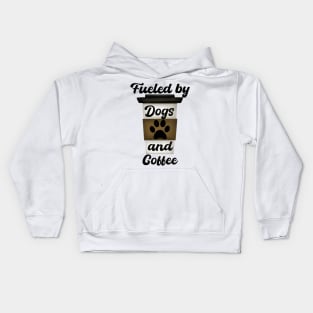 Fueled by Dogs & Coffee Kids Hoodie